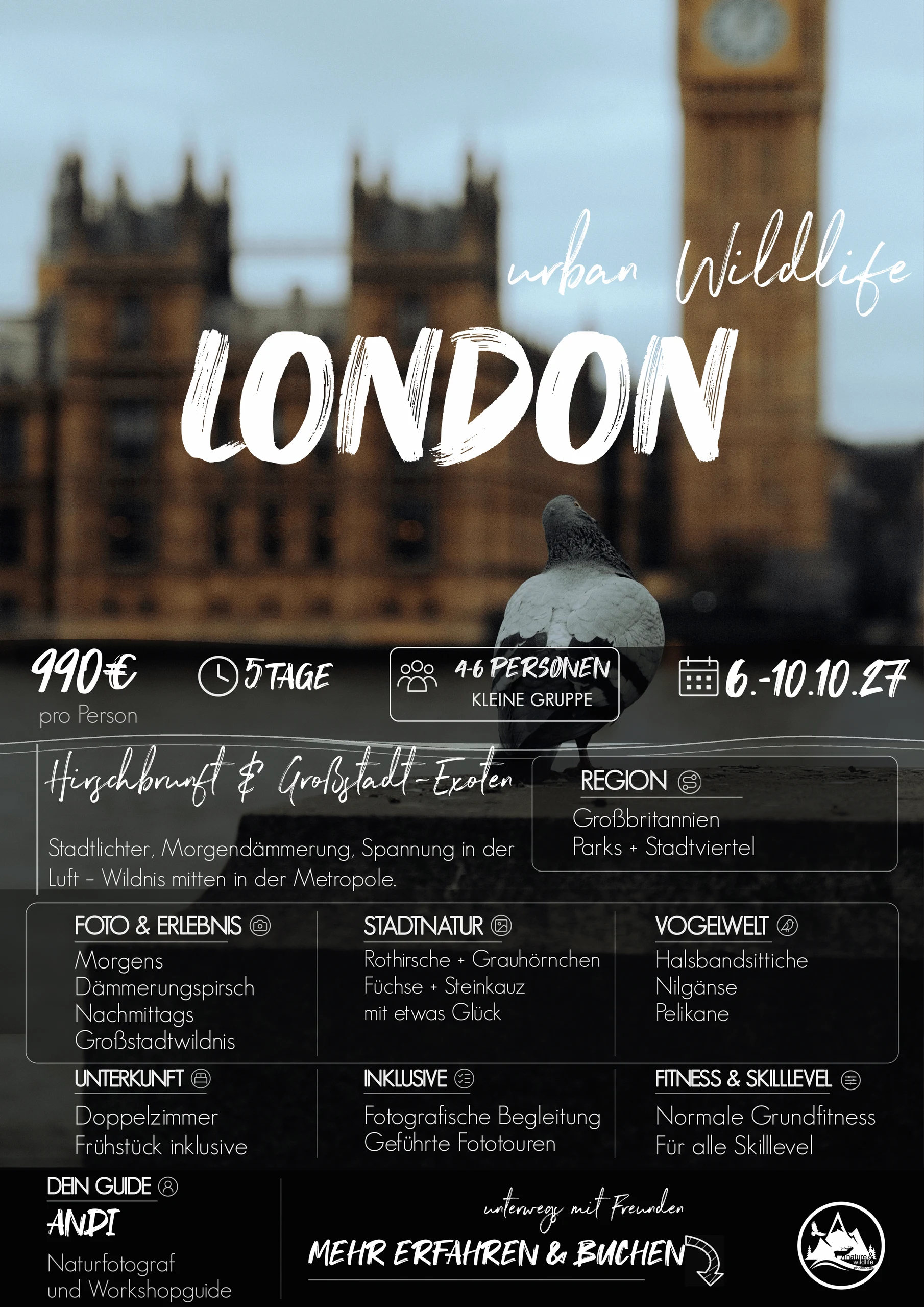 London Urban Wildlife · 2027 · 06.10.2027 – 10.10.2027