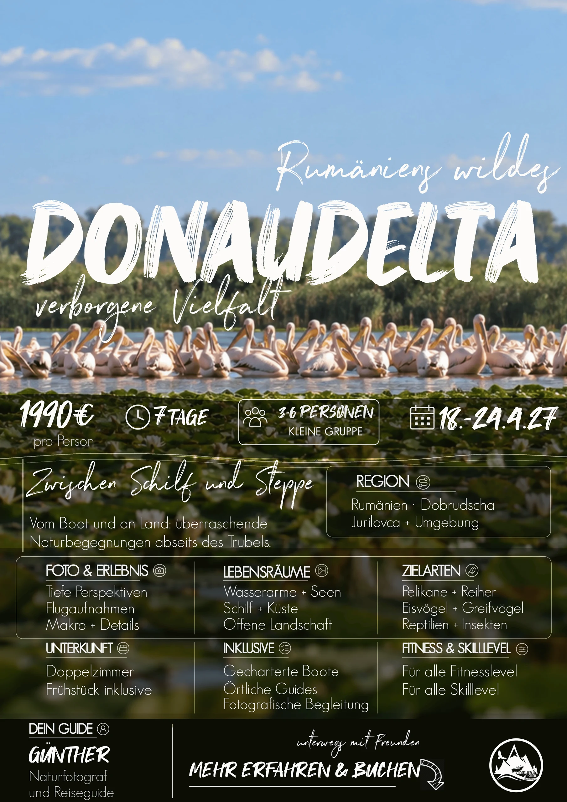 Wildes Donaudelta · 2027 · 18.04.2027 – 24.04.2027